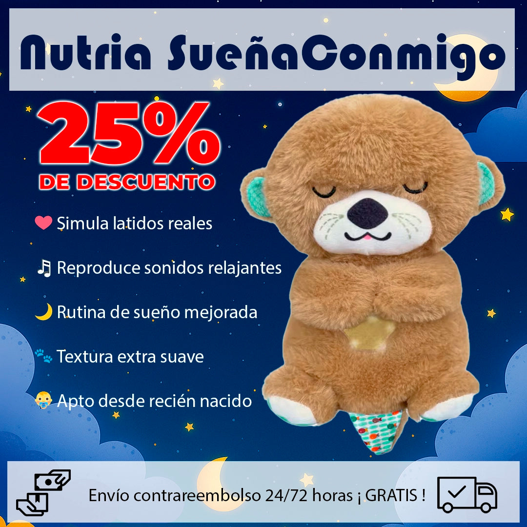Nutria SueñaConmigo - Peluche Interactivo para Dormir