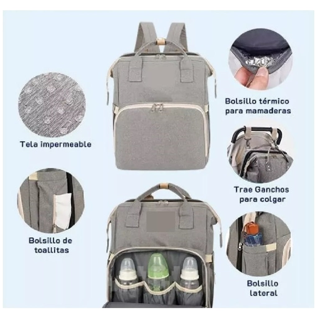 NestGo™ – Mochila Cuna 3 en 1 para Bebés