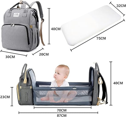 NestGo™ – Mochila Cuna 3 en 1 para Bebés