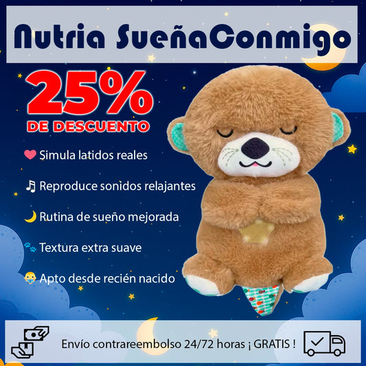 Nutria SueñaConmigo - Peluche Interactivo para Dormir