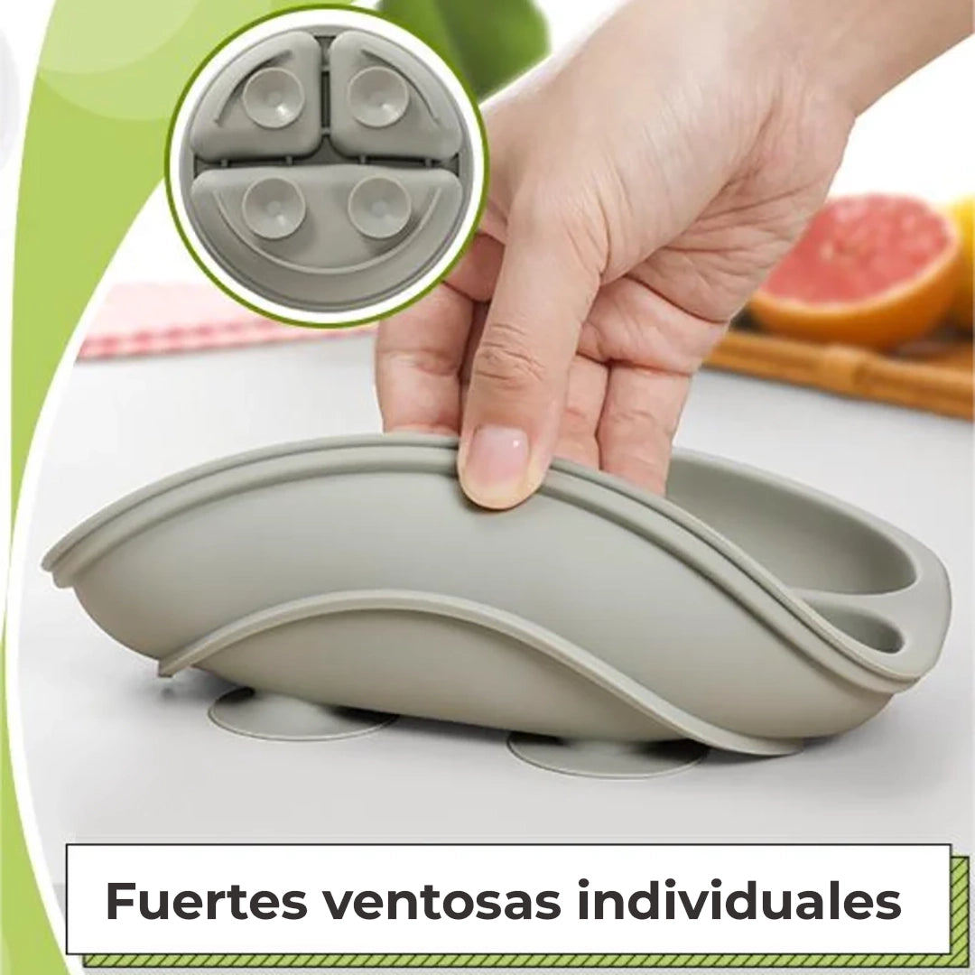 Set de Vajilla Antiderrames para Bebés (6 piezas)