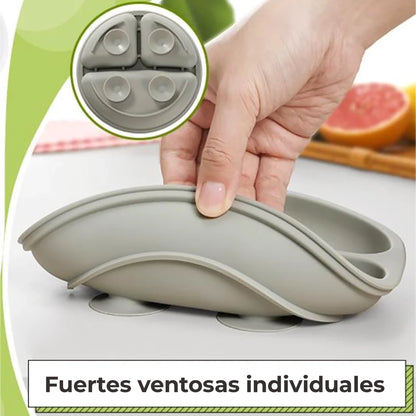 Set de Vajilla Antiderrames para Bebés (6 piezas)