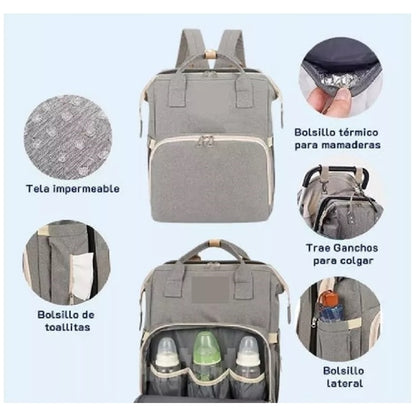 NestGo™ – Mochila Cuna 3 en 1 para Bebés