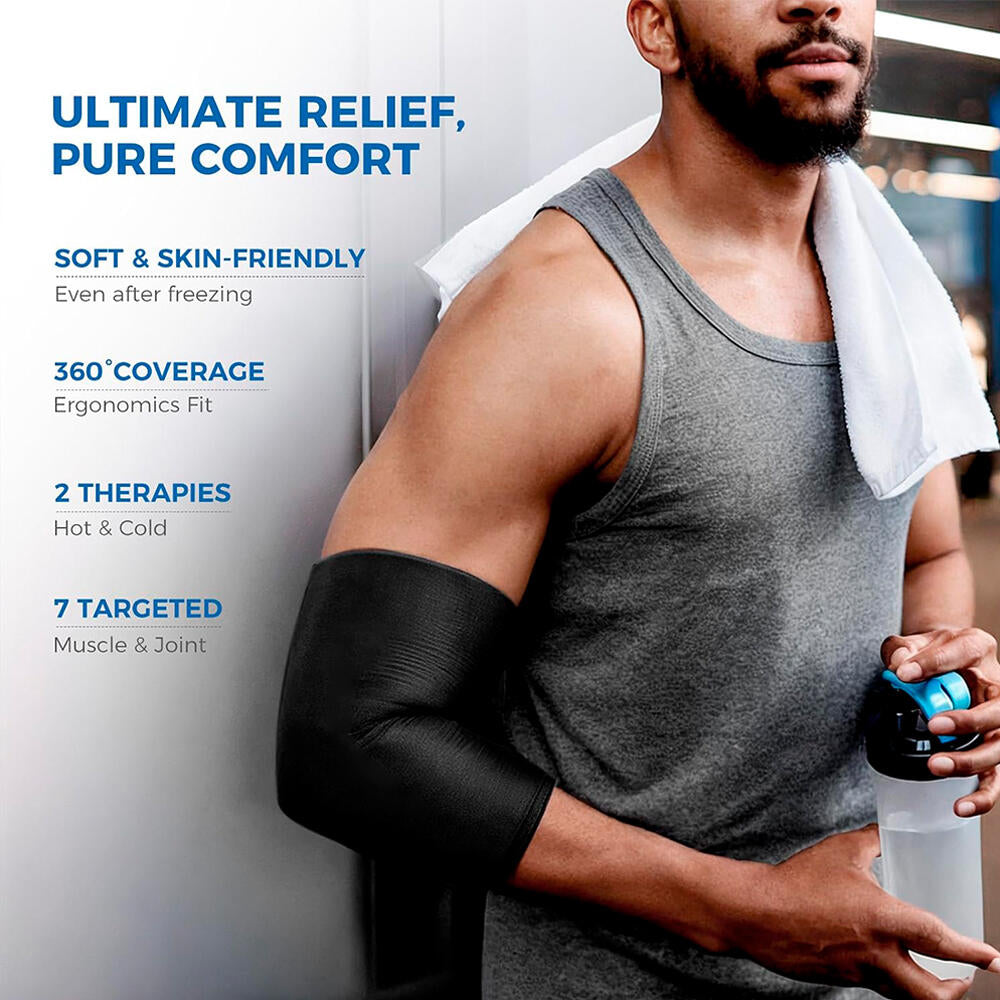 Almohadilla de Gel Terapéutica 360° | Frío-Calor para Dolor Muscular y Articular