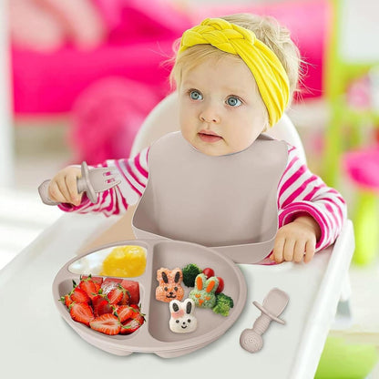 Set de Vajilla Antiderrames para Bebés (6 piezas)